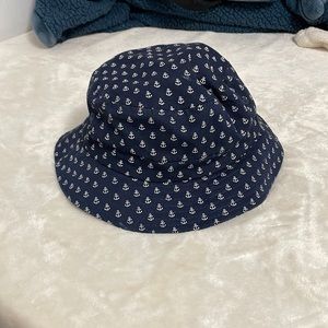 Anchor bucket hat